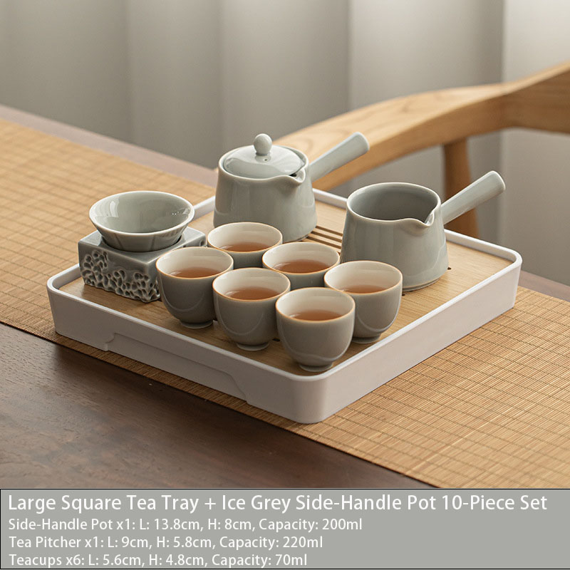 Ice Grey Kung Fu Tea Set view 14