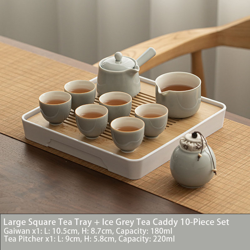 Ice Grey Kung Fu Tea Set view 15