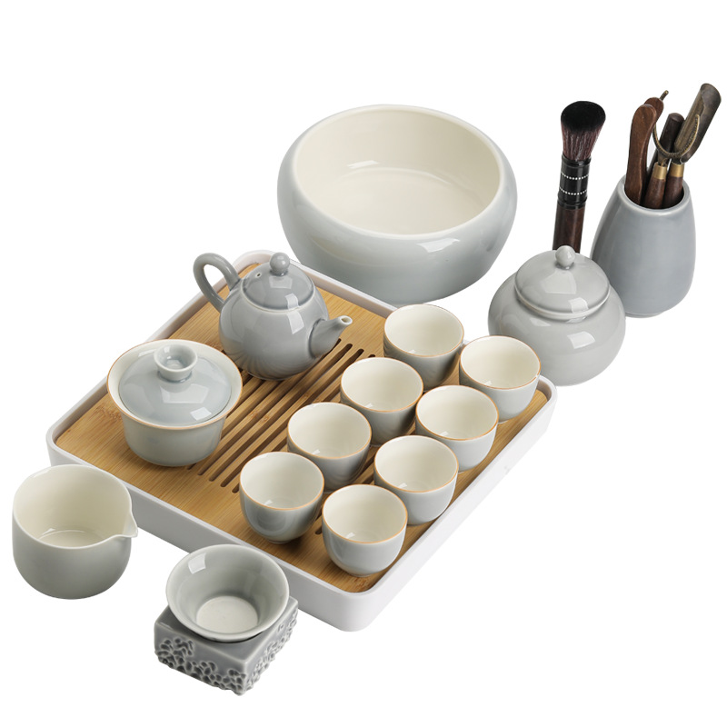 Ice Grey Kung Fu Tea Set view 4