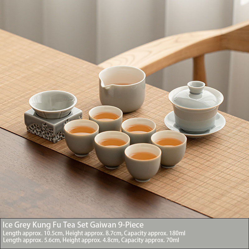 Ice Grey Kung Fu Tea Set view 5