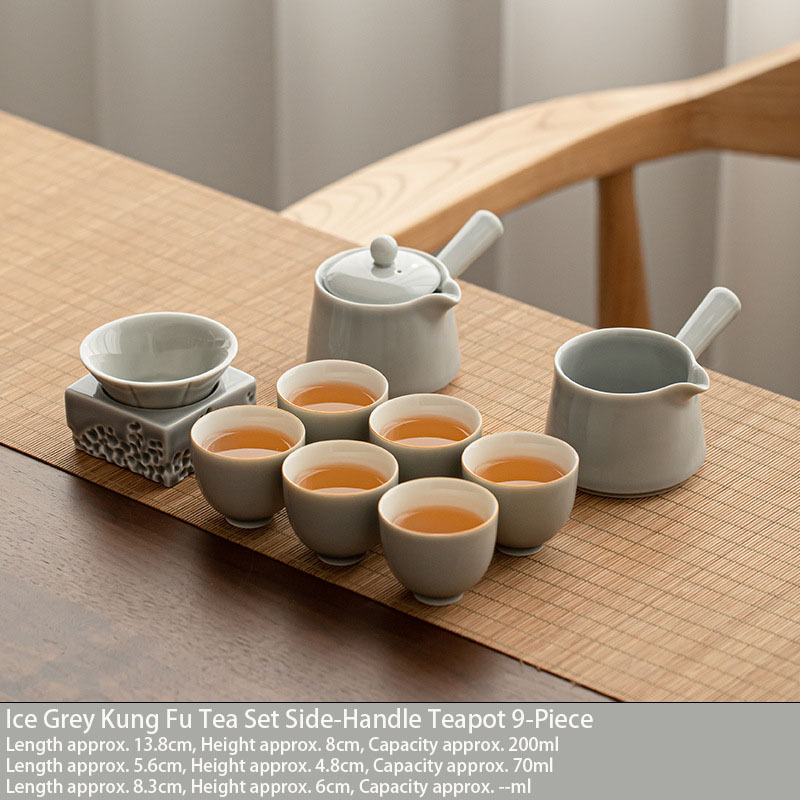 Ice Grey Kung Fu Tea Set view 6