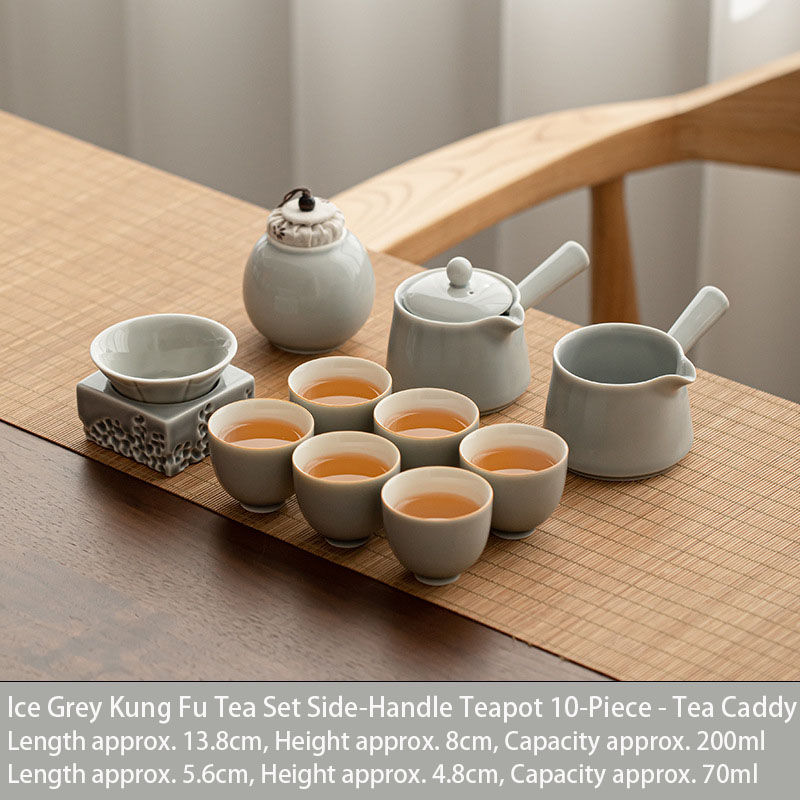Ice Grey Kung Fu Tea Set view 9
